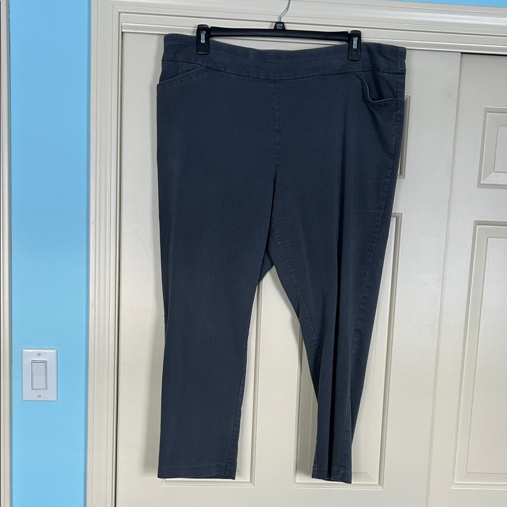 Croft & Barrow Dark Gray ankle pants